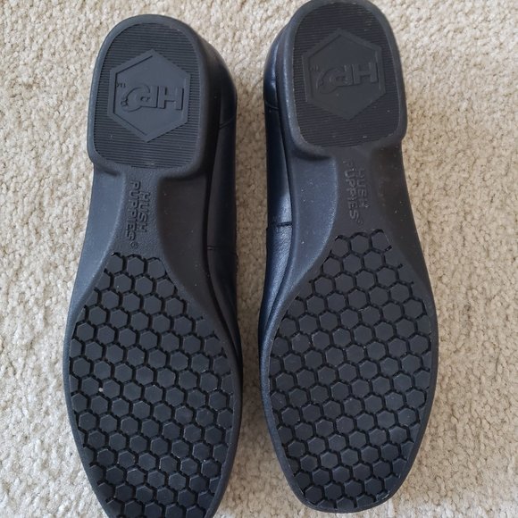 HUSH PUPPIES - NAVY BLUE  SIZE 7M. COMFORTABLE - Picture 4 of 4